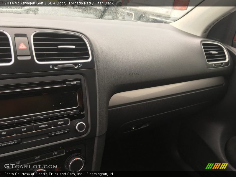 Tornado Red / Titan Black 2014 Volkswagen Golf 2.5L 4 Door