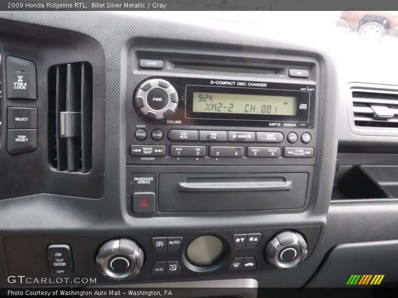 Billet Silver Metallic / Gray 2009 Honda Ridgeline RTL