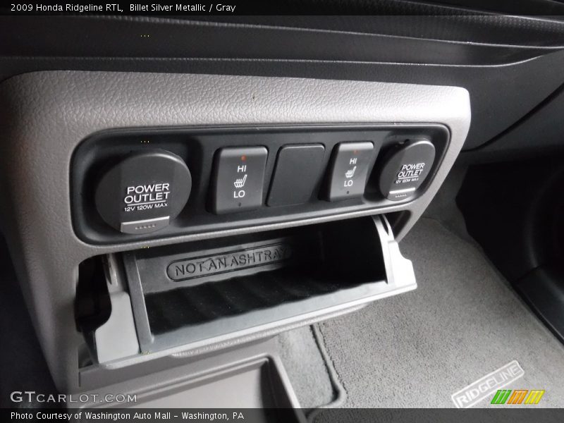Billet Silver Metallic / Gray 2009 Honda Ridgeline RTL