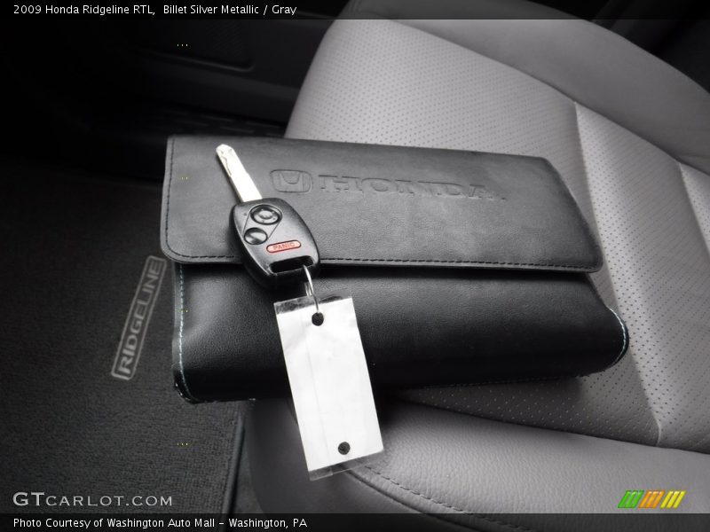 Billet Silver Metallic / Gray 2009 Honda Ridgeline RTL