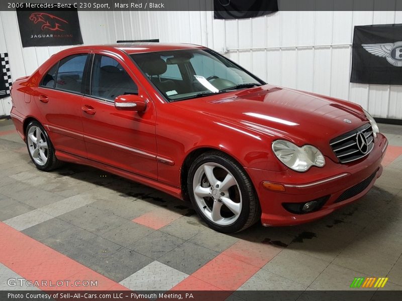 Mars Red / Black 2006 Mercedes-Benz C 230 Sport