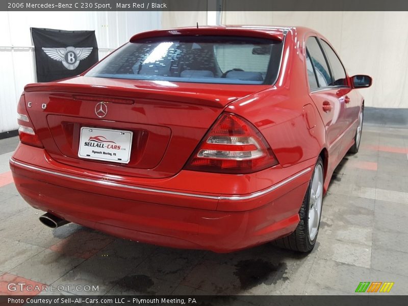 Mars Red / Black 2006 Mercedes-Benz C 230 Sport