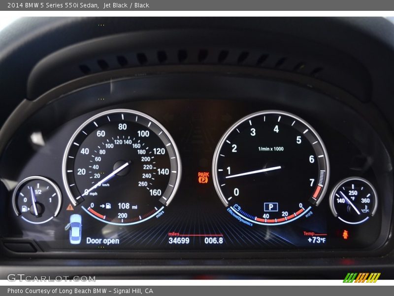 Jet Black / Black 2014 BMW 5 Series 550i Sedan