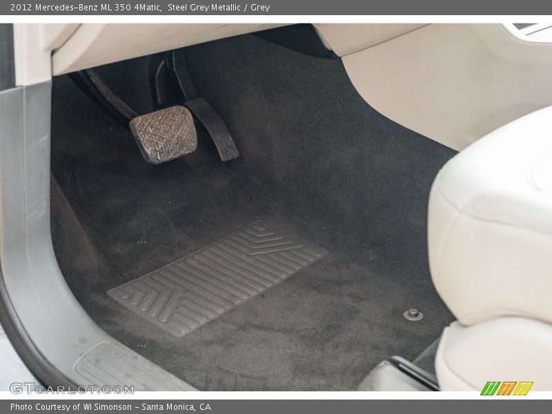 Steel Grey Metallic / Grey 2012 Mercedes-Benz ML 350 4Matic