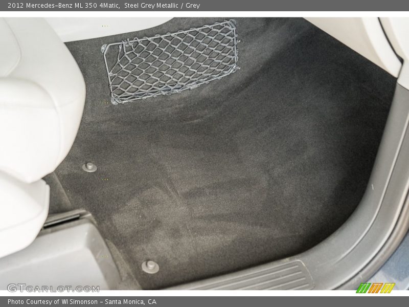 Steel Grey Metallic / Grey 2012 Mercedes-Benz ML 350 4Matic