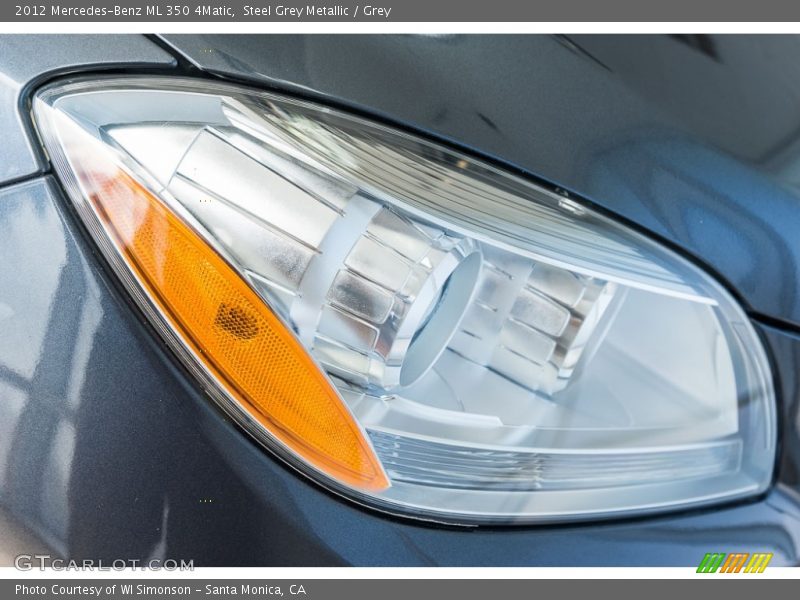 Steel Grey Metallic / Grey 2012 Mercedes-Benz ML 350 4Matic