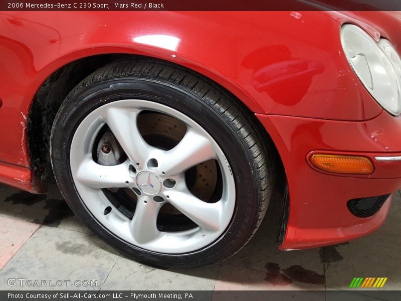 Mars Red / Black 2006 Mercedes-Benz C 230 Sport