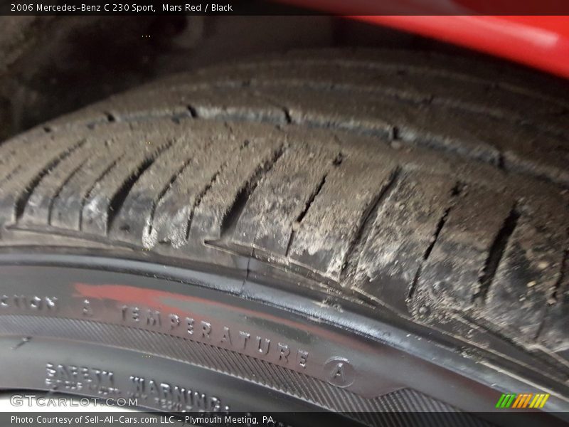 Mars Red / Black 2006 Mercedes-Benz C 230 Sport