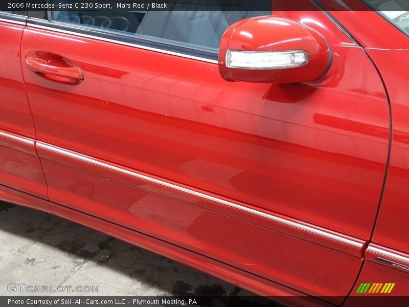 Mars Red / Black 2006 Mercedes-Benz C 230 Sport