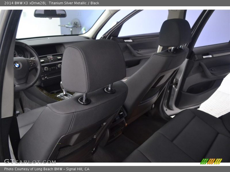 Titanium Silver Metallic / Black 2014 BMW X3 xDrive28i