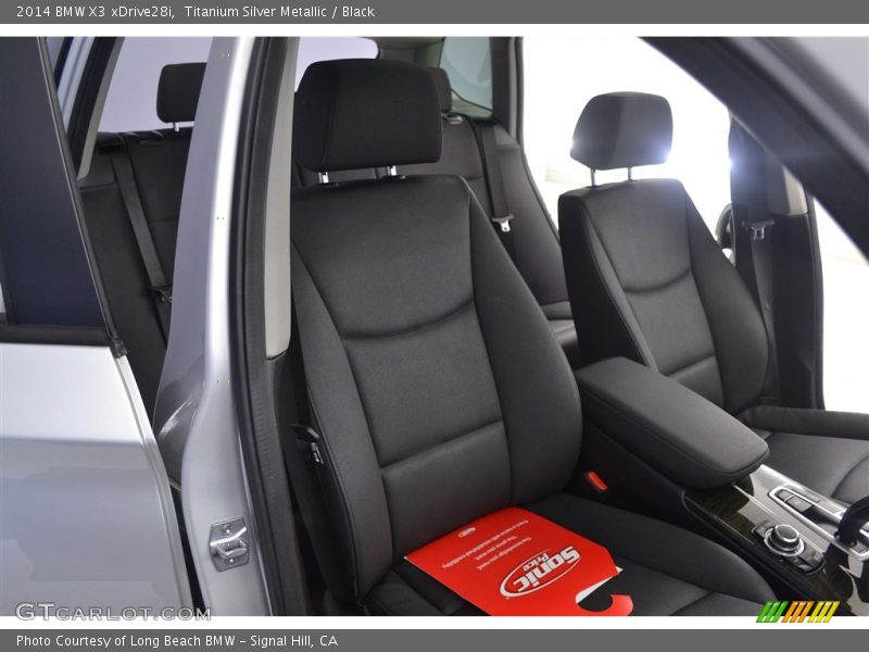 Titanium Silver Metallic / Black 2014 BMW X3 xDrive28i