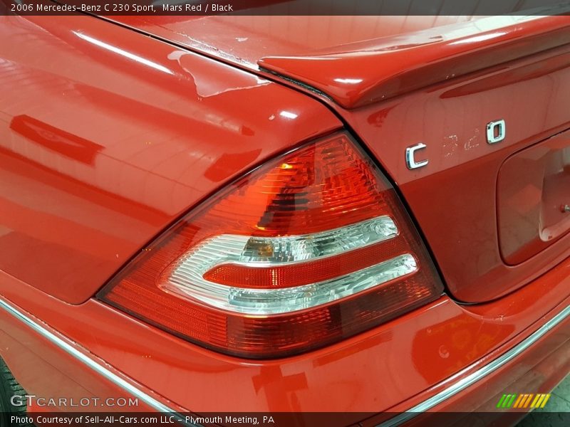 Mars Red / Black 2006 Mercedes-Benz C 230 Sport