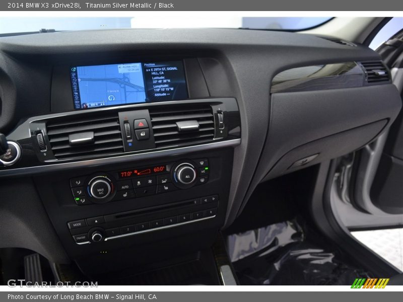 Titanium Silver Metallic / Black 2014 BMW X3 xDrive28i