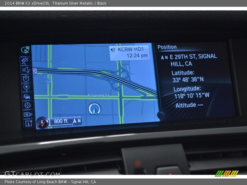 Titanium Silver Metallic / Black 2014 BMW X3 xDrive28i