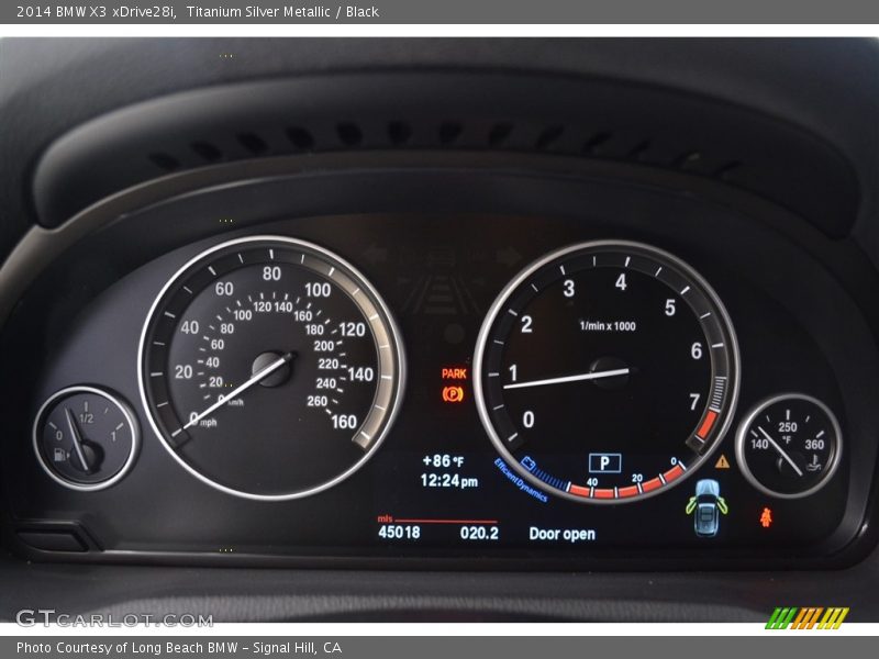 Titanium Silver Metallic / Black 2014 BMW X3 xDrive28i