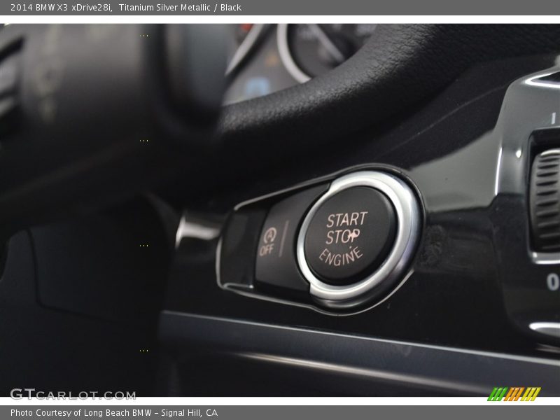 Titanium Silver Metallic / Black 2014 BMW X3 xDrive28i