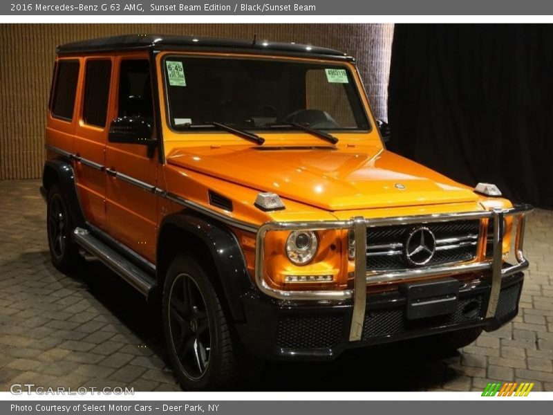 Sunset Beam Edition / Black/Sunset Beam 2016 Mercedes-Benz G 63 AMG