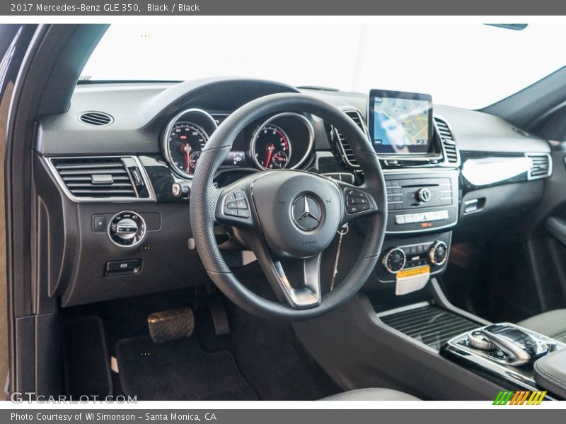 Black / Black 2017 Mercedes-Benz GLE 350