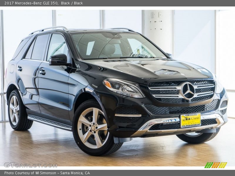 Black / Black 2017 Mercedes-Benz GLE 350