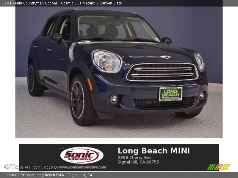 Cosmic Blue Metallic / Carbon Black 2016 Mini Countryman Cooper