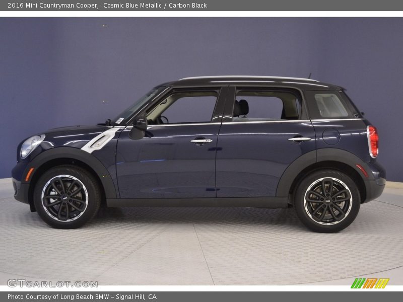 Cosmic Blue Metallic / Carbon Black 2016 Mini Countryman Cooper
