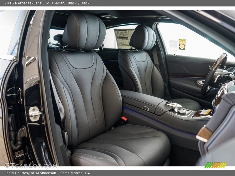Black / Black 2016 Mercedes-Benz S 550 Sedan