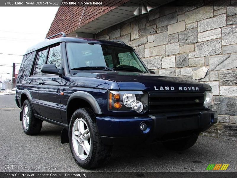 Oslo Blue / Alpaca Beige 2003 Land Rover Discovery SE