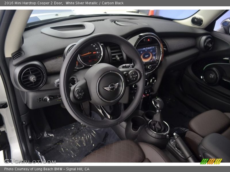 White Silver Metallic / Carbon Black 2016 Mini Hardtop Cooper 2 Door