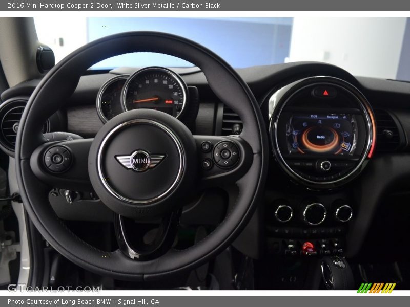 White Silver Metallic / Carbon Black 2016 Mini Hardtop Cooper 2 Door