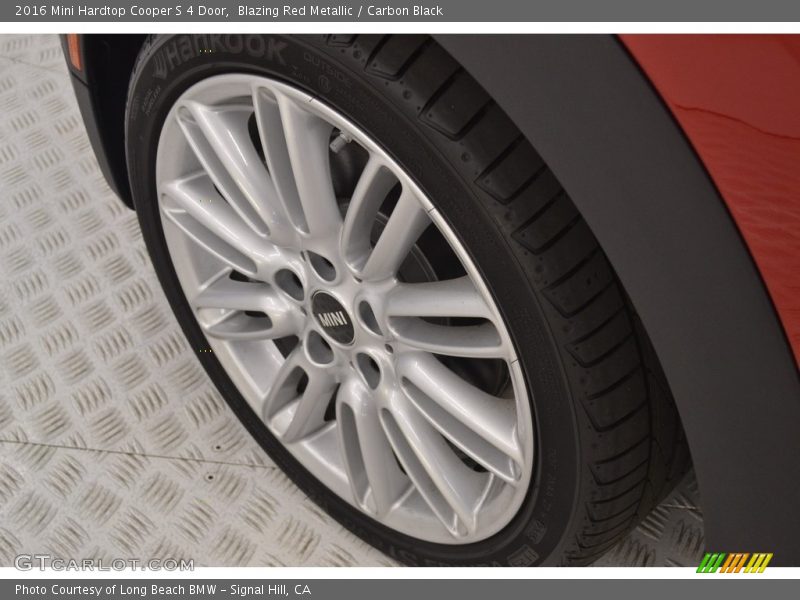 Blazing Red Metallic / Carbon Black 2016 Mini Hardtop Cooper S 4 Door