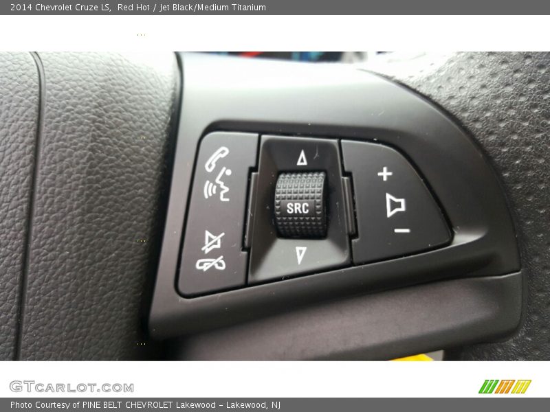 Red Hot / Jet Black/Medium Titanium 2014 Chevrolet Cruze LS