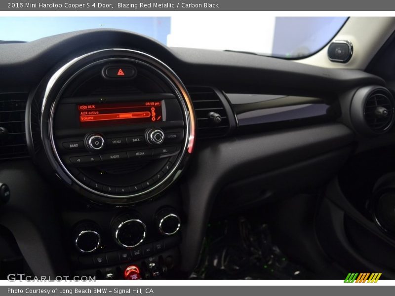 Blazing Red Metallic / Carbon Black 2016 Mini Hardtop Cooper S 4 Door