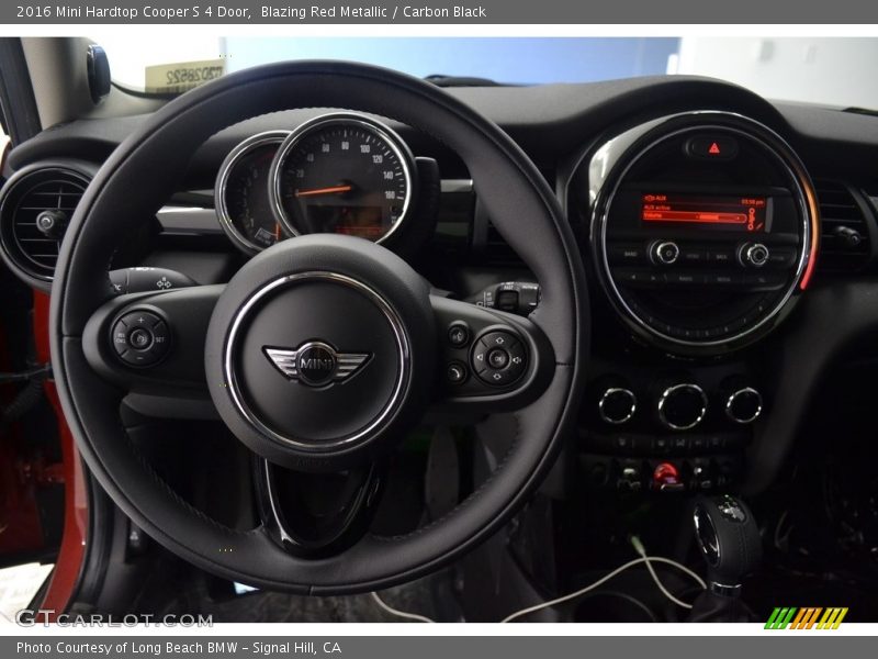 Blazing Red Metallic / Carbon Black 2016 Mini Hardtop Cooper S 4 Door