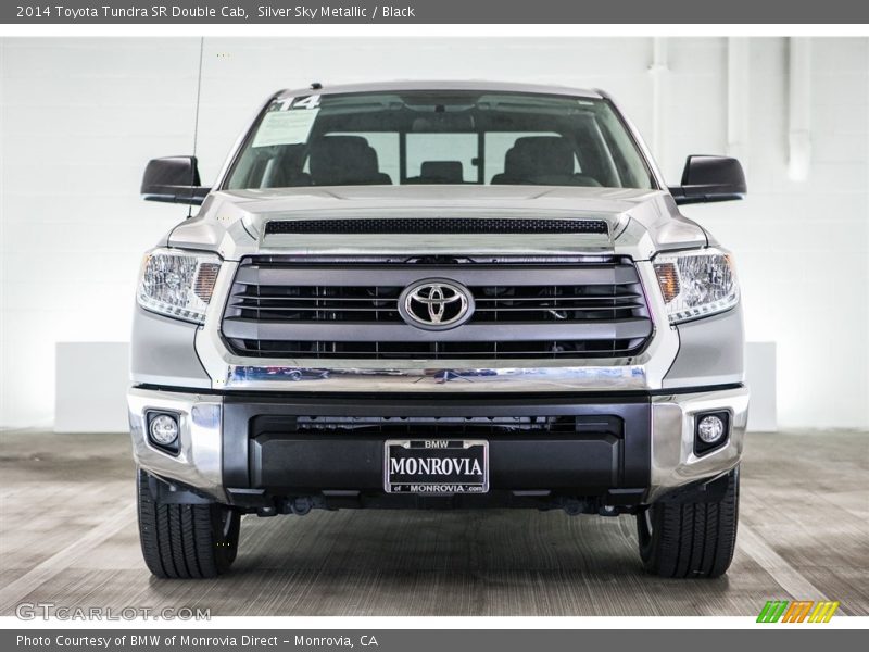 Silver Sky Metallic / Black 2014 Toyota Tundra SR Double Cab