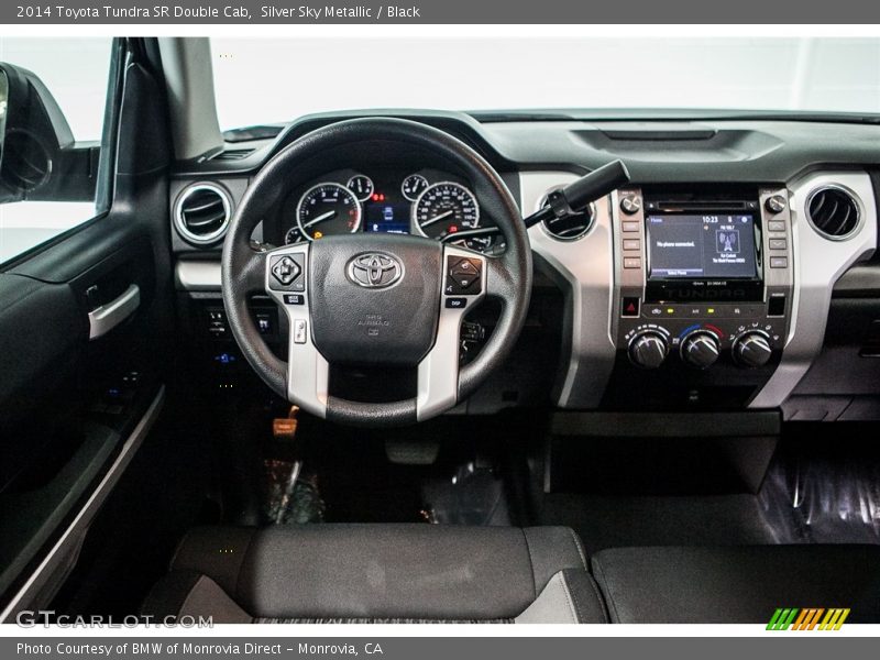 Silver Sky Metallic / Black 2014 Toyota Tundra SR Double Cab