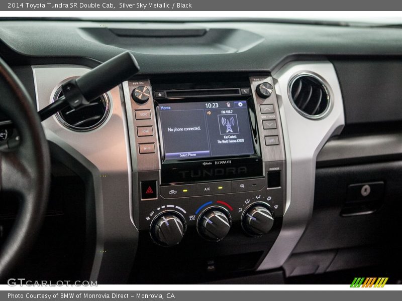 Silver Sky Metallic / Black 2014 Toyota Tundra SR Double Cab