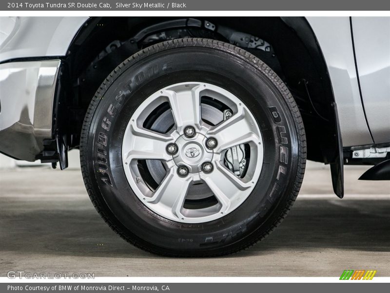 Silver Sky Metallic / Black 2014 Toyota Tundra SR Double Cab