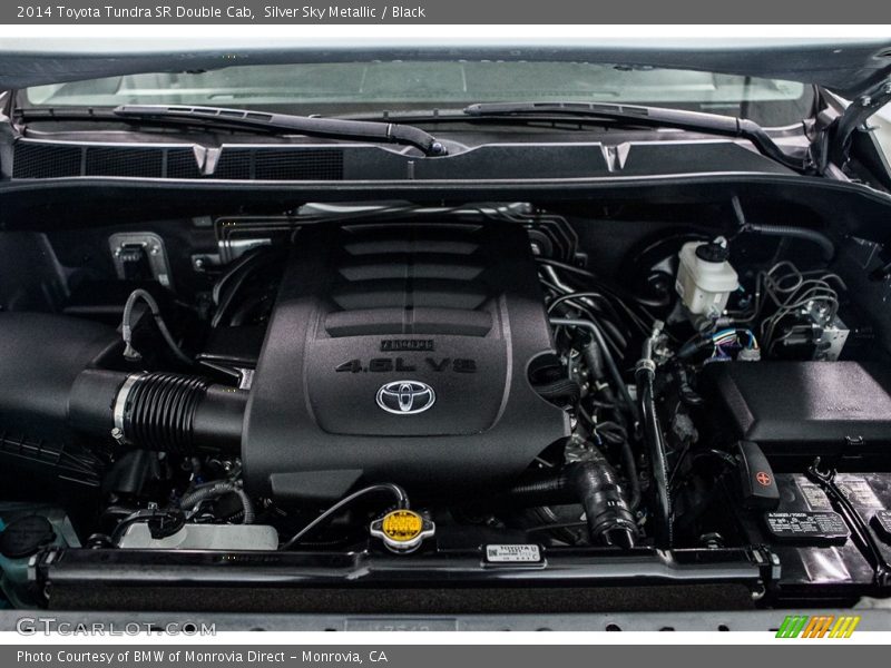 Silver Sky Metallic / Black 2014 Toyota Tundra SR Double Cab