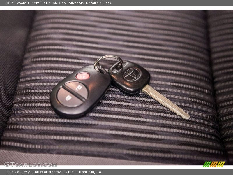 Silver Sky Metallic / Black 2014 Toyota Tundra SR Double Cab