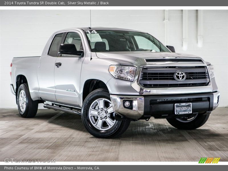 Silver Sky Metallic / Black 2014 Toyota Tundra SR Double Cab