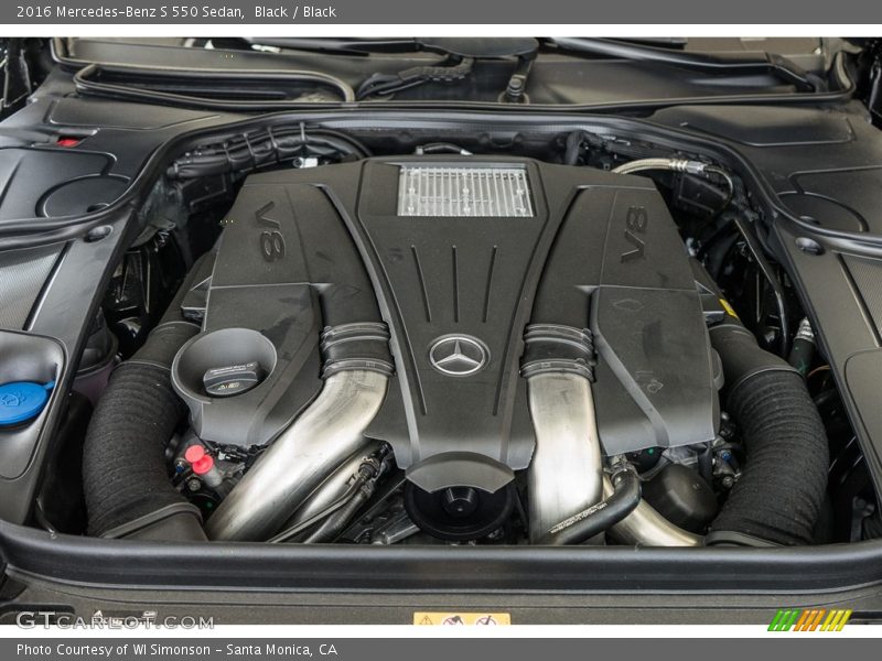 Black / Black 2016 Mercedes-Benz S 550 Sedan