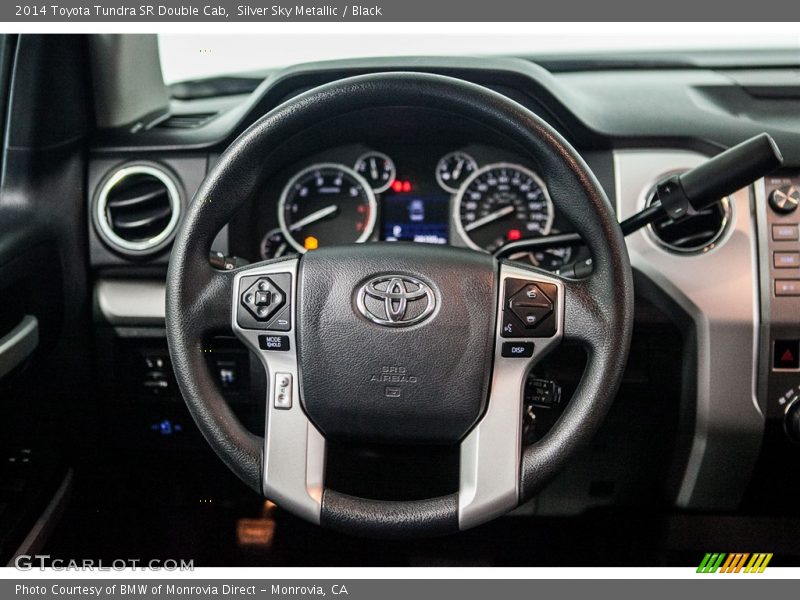 Silver Sky Metallic / Black 2014 Toyota Tundra SR Double Cab