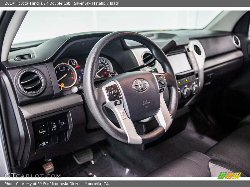 Silver Sky Metallic / Black 2014 Toyota Tundra SR Double Cab