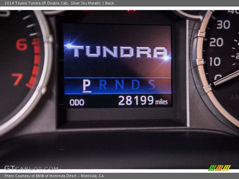 Silver Sky Metallic / Black 2014 Toyota Tundra SR Double Cab