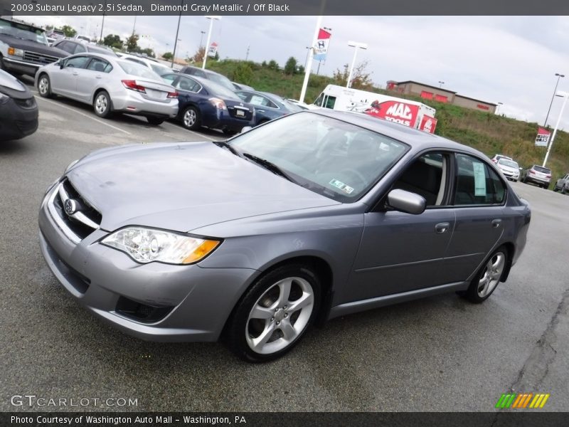 Diamond Gray Metallic / Off Black 2009 Subaru Legacy 2.5i Sedan