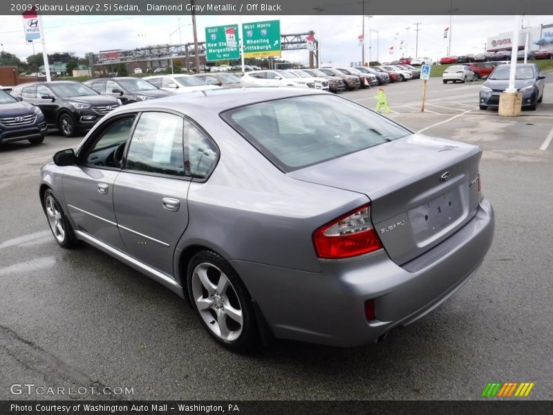Diamond Gray Metallic / Off Black 2009 Subaru Legacy 2.5i Sedan