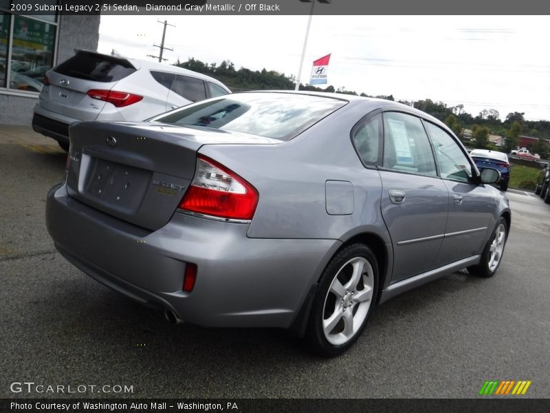 Diamond Gray Metallic / Off Black 2009 Subaru Legacy 2.5i Sedan
