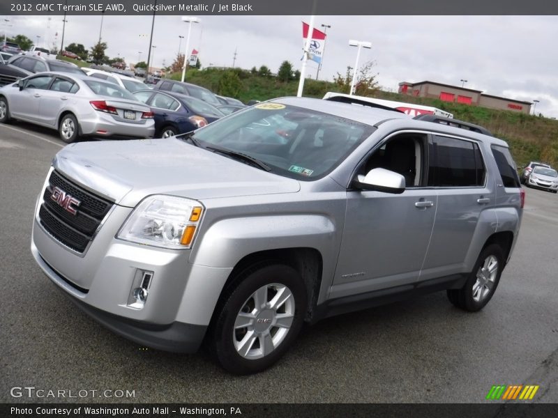 Quicksilver Metallic / Jet Black 2012 GMC Terrain SLE AWD
