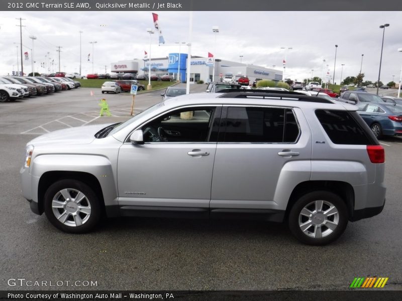 Quicksilver Metallic / Jet Black 2012 GMC Terrain SLE AWD
