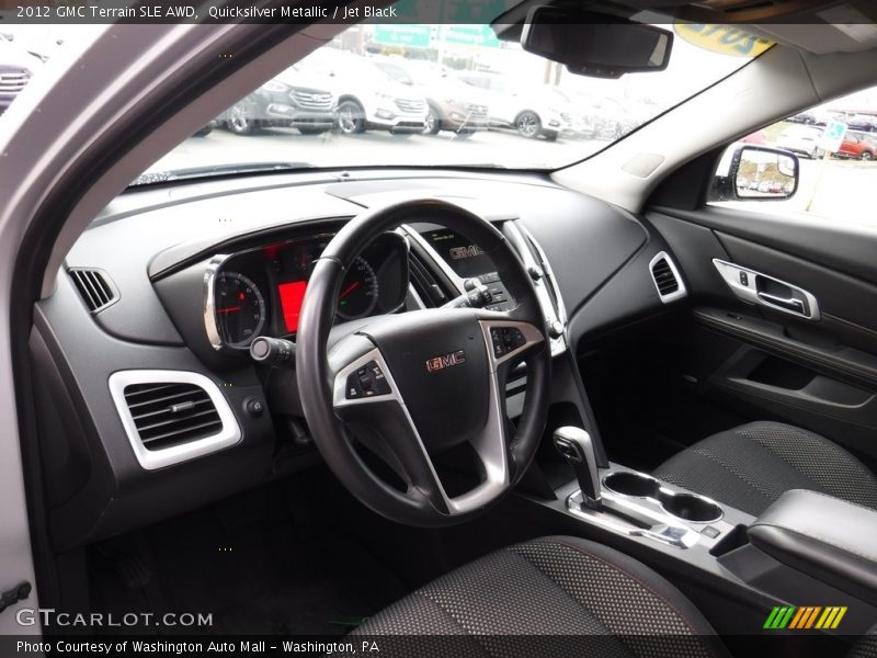 Quicksilver Metallic / Jet Black 2012 GMC Terrain SLE AWD